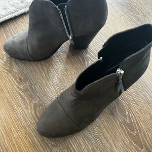 Rag & bone gray ankle boots